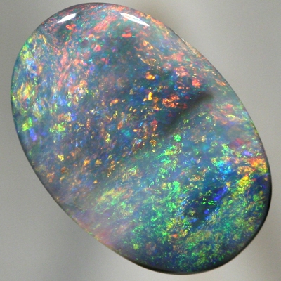 SOLID SEMI BLACK OPAL Rainbow colours, sparkle brightly. SEE VIDEO